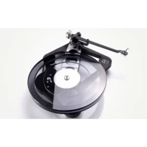 Rega planar 8 Noir vue sur le plateau et le chassis