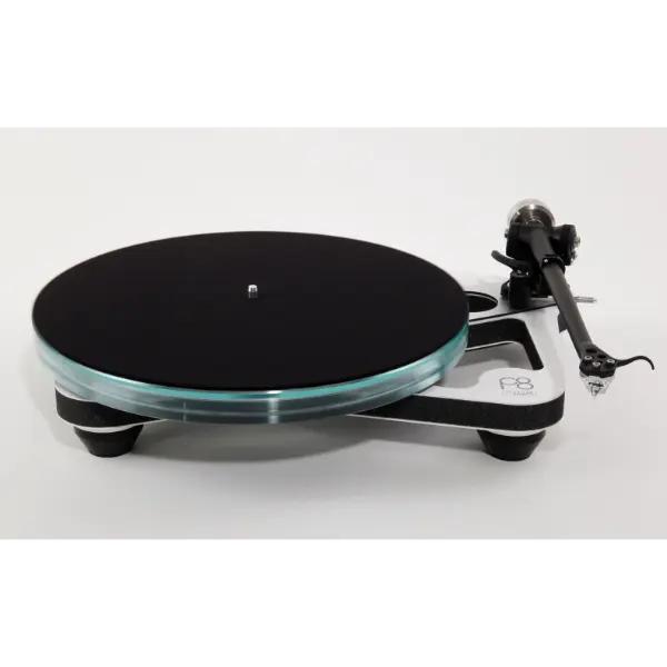 Rega planar 8 finition blanc, platine vinyle manuel haute de gamme avec entraînement par courroie