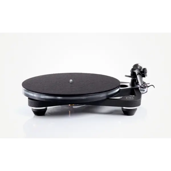 Rega planar 8 finition noir, platine vinyle manuel haute de gamme avec entraînement par courroie
