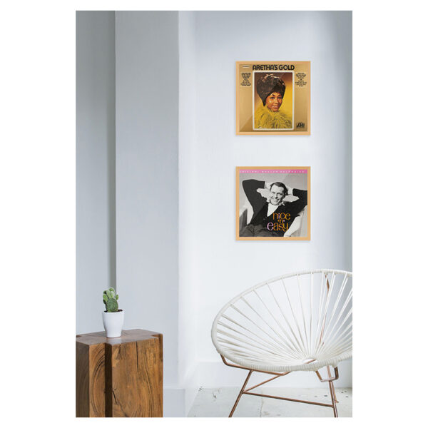 Dynavox - Cadre pour pochettes de disques vinyles, décor bois MDF – Image 9