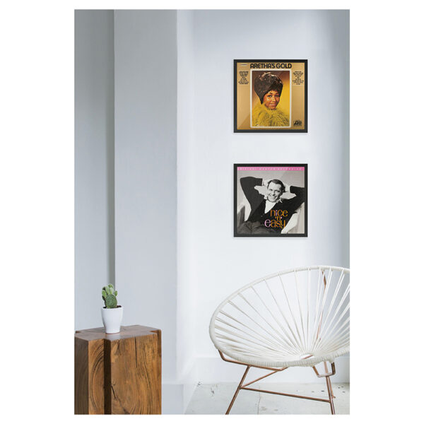 Dynavox - Cadre pour pochettes de disques vinyles, décor bois MDF – Image 8