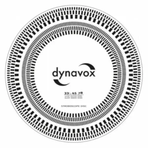 Dynavox Disque stroboscopique - Réglage cellule