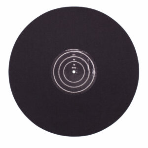 Analogis Mat Eight - Couvre plateau en feutre pur avec stroboscope intégré