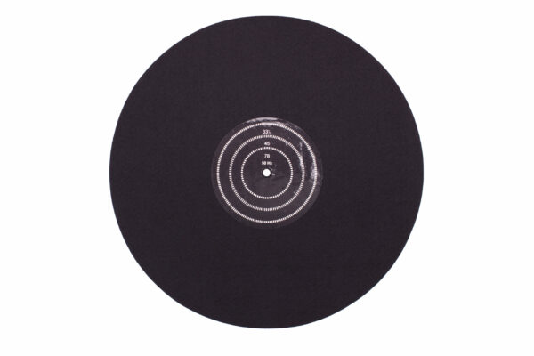 Analogis Mat Eight - Couvre plateau en feutre pur avec stroboscope intégré
