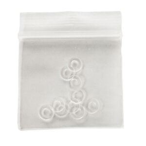 Rondelles Silicone transparentes pour porte-cellule