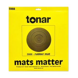 Tonar Rubber turntable mat - Plateau en caoutchouc