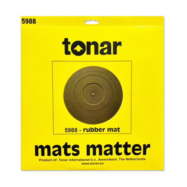 Tonar Rubber turntable mat - Plateau en caoutchouc – Image 2