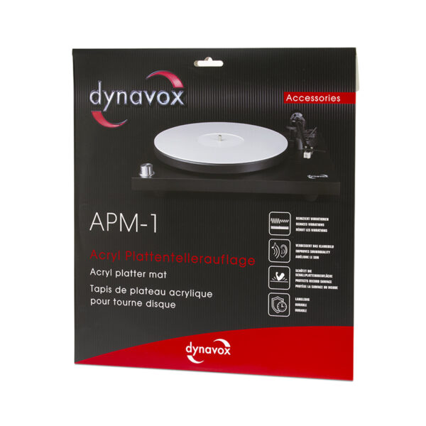Dynavox APM-1 - Couvre plateau en acrylique pour platine disque – Image 5