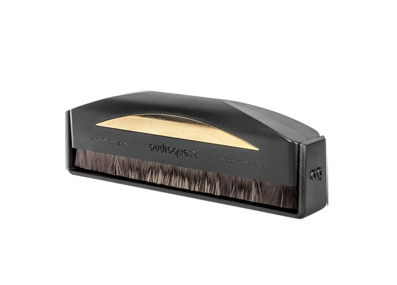 Audioquest Brosse Gold - Brosse de nettoyage anti-Statique dorée