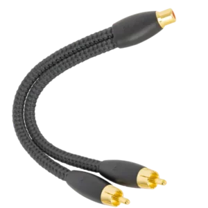 Splitter 1 RCA femelle > 2 RCA Mâle, AudioQuest FLX-X F22M