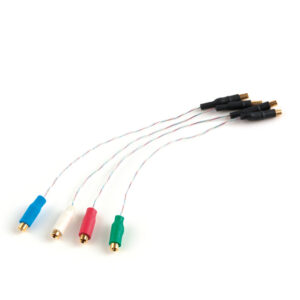 Clearaudio Headshell Cable Set 6N Pure Silver - Set de câble 6N argent pour porte-cellule