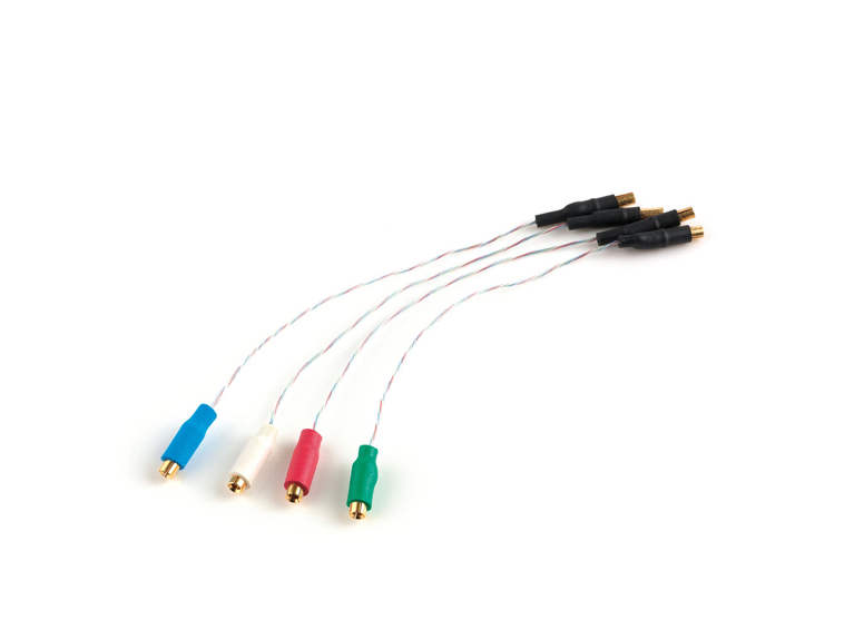 Clearaudio Headshell Cable Set 6N Pure Silver - Set de câble 6N argent pour porte-cellule