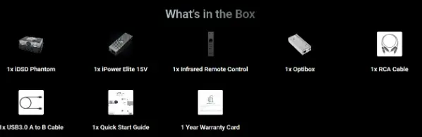 iFi iDSD Phantom contenue