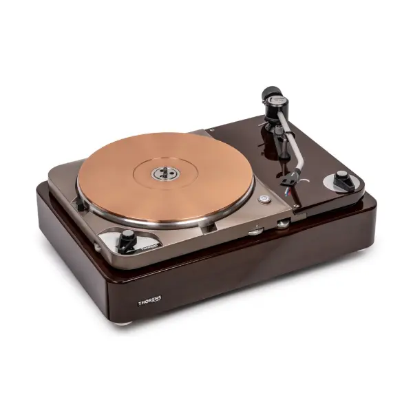 Thorens TD 124 DD Exclusive 140th anniversary vue de profile 2