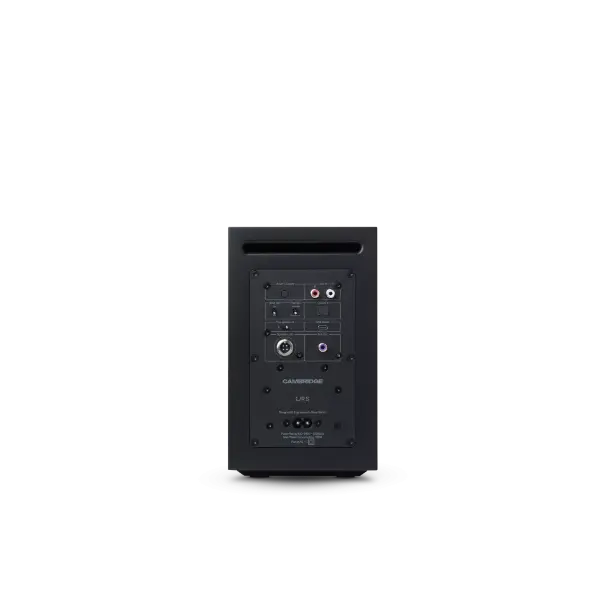 Cambridge Audio L/R S vue arrière sur les connectiques