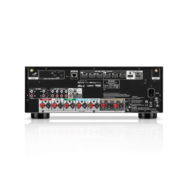 AVC-X2850H Amplificateur AV 7.2 canaux 95 W 8K avec HEOS vue des connectiques arrière