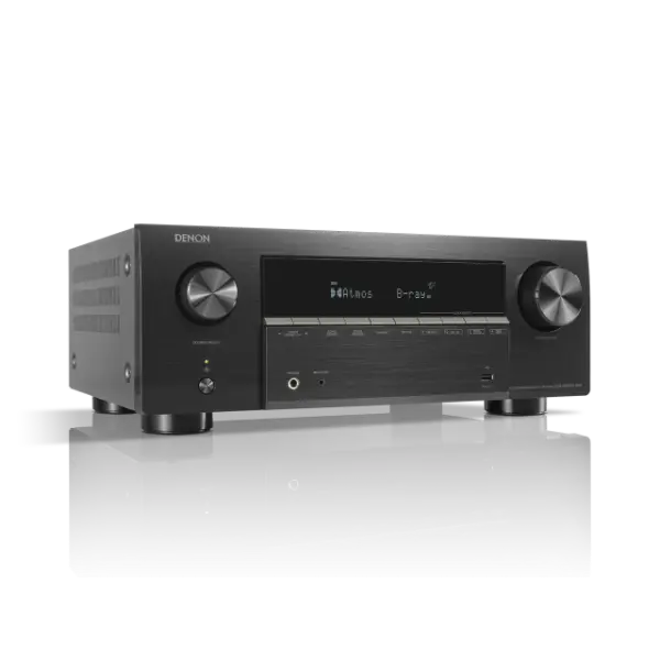 Denon AVR-X2900H DAB 7.2 canaux, 95 W, amplificateur AV 4K/8K Dolby Atmos avec technologie HEOS™