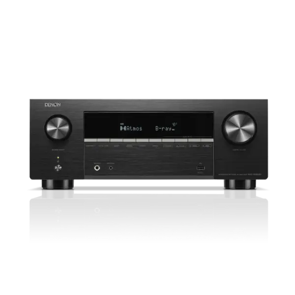 Denon AVC-X3900H Amplificateur AV Dolby Atmos 9.4 canaux, 105 W, 4K/8K avec technologie HEOS™ vue de face