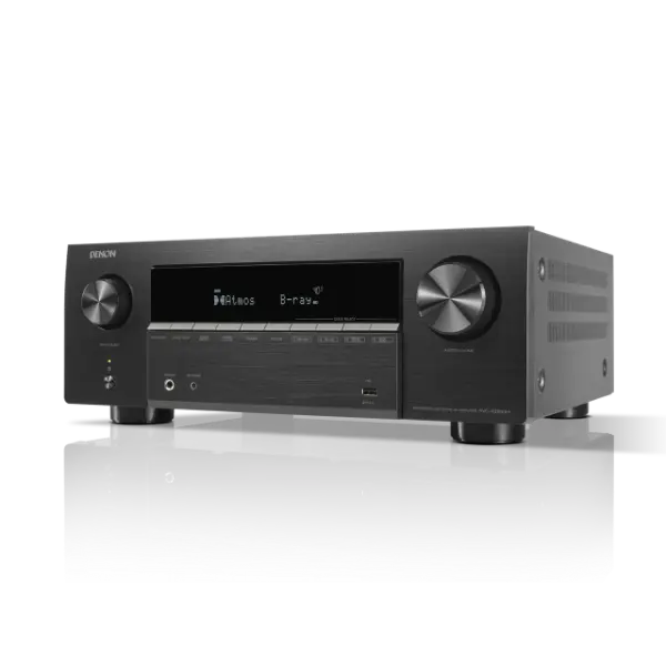 Denon AVC-X3900H Amplificateur AV Dolby Atmos 9.4 canaux, 105 W, 4K/8K avec technologie HEOS™ vue de profile