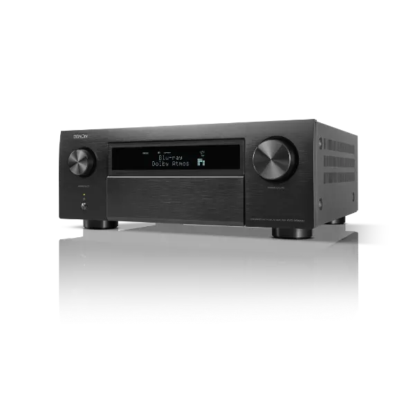 AVC-X6800H Ampli-tuner AV 140W 8K à 11.4 canaux Powered by HEOS Noir vue de profile