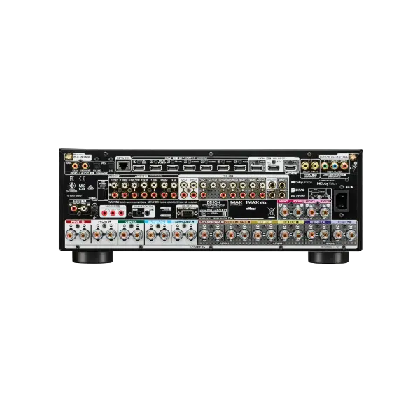 AVC-X6800H Ampli-tuner AV 140W 8K à 11.4 canaux Powered by HEOS Noir vue des connectiques arrière