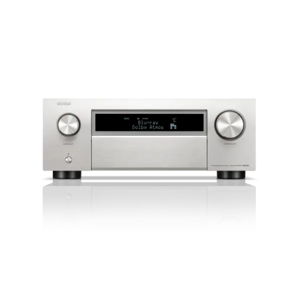 AVC-X6800H Ampli-tuner AV 140W 8K à 11.4 canaux Powered by HEOS Argent vue de face