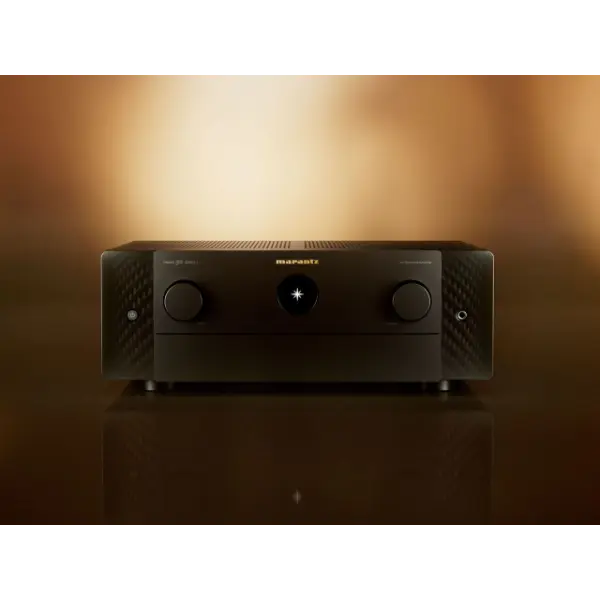 Marantz CINEMA 50 SERIE 2 Ampli-tuner AV 9.4 canaux avec Dolby Atmos, Dirac Live et technologie HEOS™ vue design de la face Noir