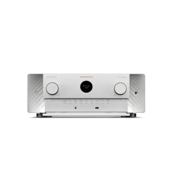 Marantz CINEMA 50 SERIE 2 Ampli-tuner AV 9.4 canaux avec Dolby Atmos, Dirac Live et technologie HEOS™ vue de face argent
