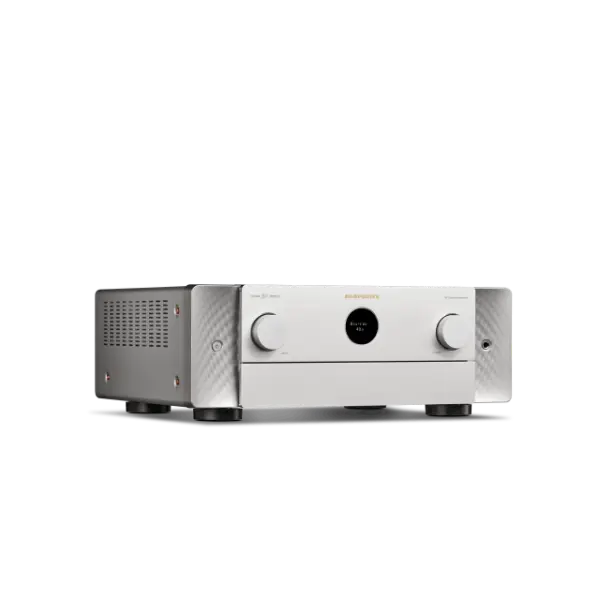 Marantz CINEMA 50 SERIE 2 Ampli-tuner AV 9.4 canaux avec Dolby Atmos, Dirac Live et technologie HEOS™ vue de profile argent