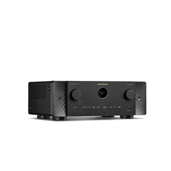 CINEMA 60DAB SERIE 2 Amplificateur audio-vidéo 7.2 canaux avec Dolby Atmos et technologie HEOS™ intégrée Vue de profile Noir