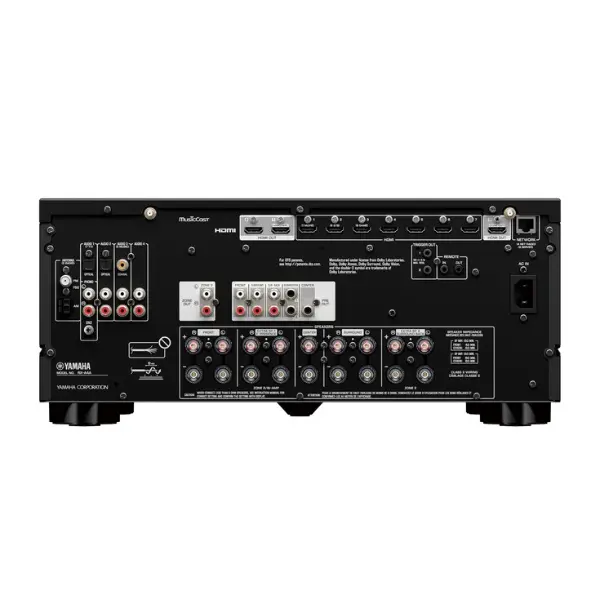 Yamaha RX-A4A vue sur les connectiques arrière
