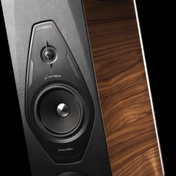 Sonus Faber Lilium zoom sur le medium et tweeter