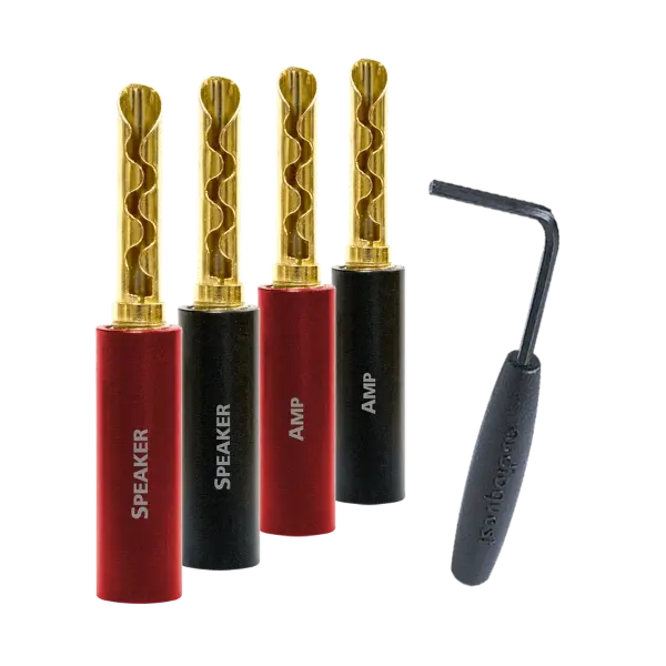 Audioquest suregrip 100 bananes or