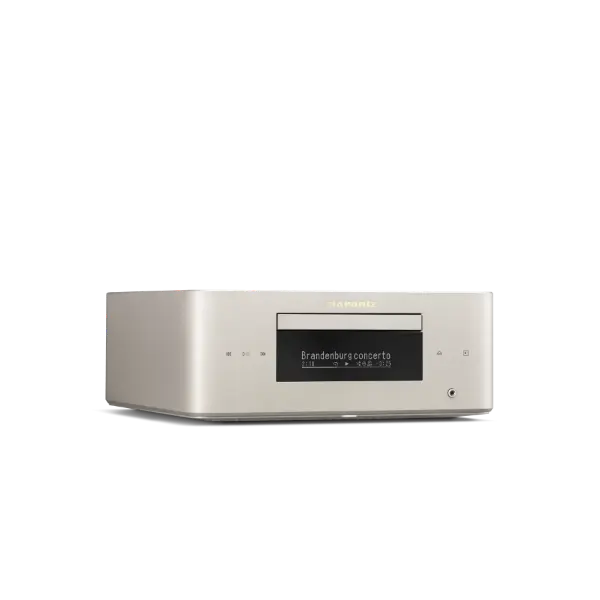 Marantz MCR 60n DAB Or champagne vue de profile droit