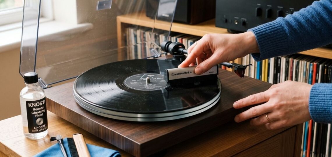 Nettoyage et entretien d’une platine vinyle