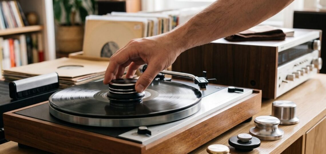 Palet presseur vinyle à quoi sert-il et comment le choisir