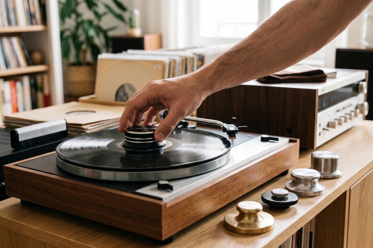 Palet presseur vinyle : à quoi sert-il et comment le choisir ?