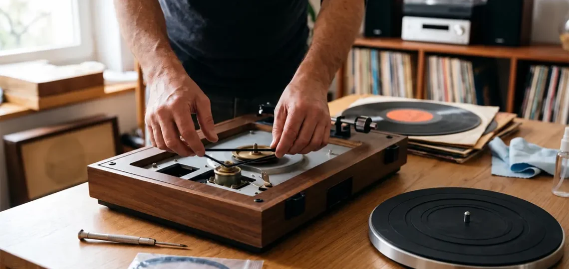 Courroie de platine vinyle comment l’identifier et la remplacer