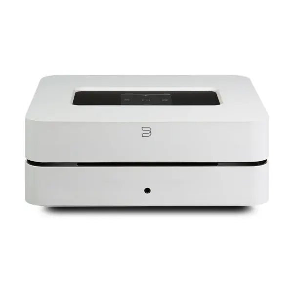 Bluesound Vault 2i, lecteur réseau haute perferomance finition Blanche vue de face