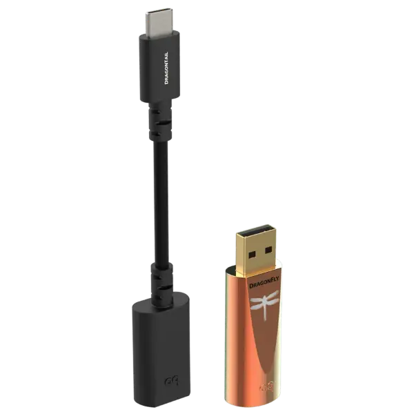 Audioquest DragonFLy Copper DAC USB ESS Sabre avec adaptateur USB C inclus