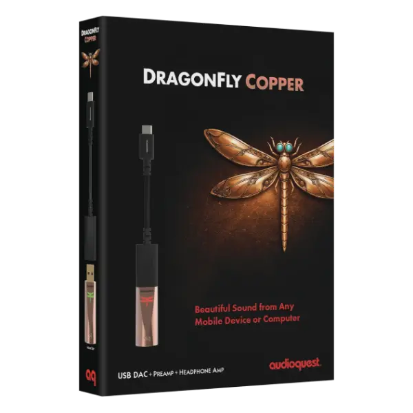 Audioquest DragonFLy Copper DAC USB ESS Sabre Packaging