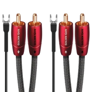 Audioquest Golden Gate Platine câble RCA avec câble de terre inclus