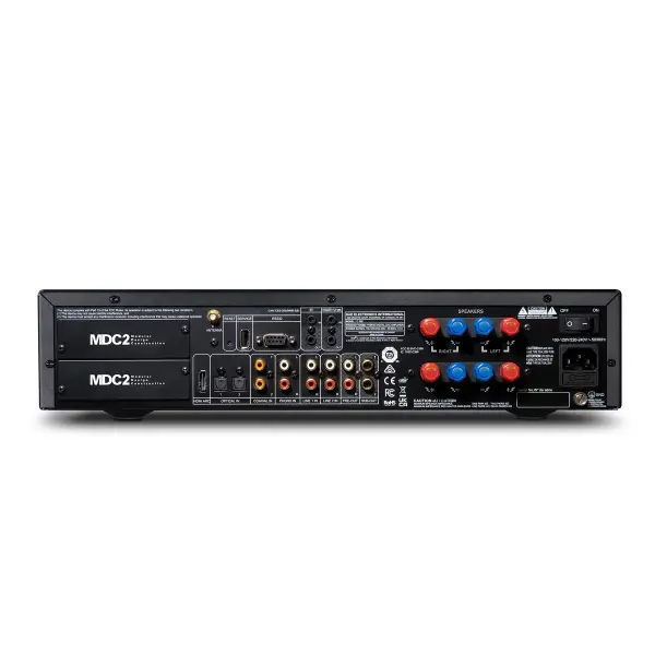 Amplificateur stéréo intégré 2x130W NAD C389 vue arrière sur les connectiques