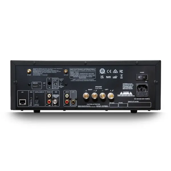 Amplificateur intégré NAD C 3030 S vue des connectiques arrière
