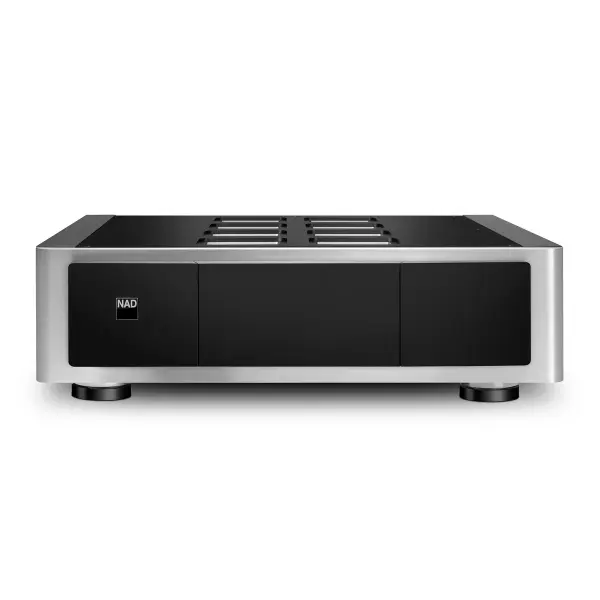 NAD Masters M23 V2 : ampli de puissance stéréo Purifi Eigentakt Gen 2, 2x200 W sous 8 Ω, 2x380 W sous 4 Ω et plus de 700 W en mode ponté.