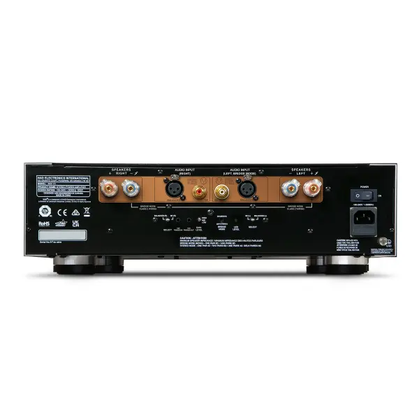 NAD Masters M23 V2 : ampli de puissance stéréo vue sur les connectiques arrière