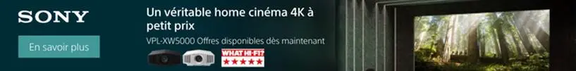 promotion bon prix videoprojecteur sony 4k laser